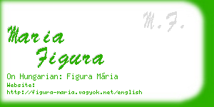 maria figura business card